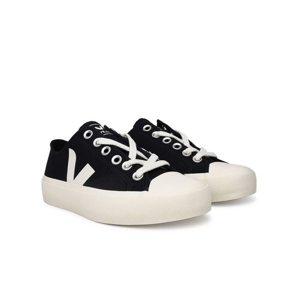 VEJA Wata Ii Black Canvas Sneakers - Picture 2 of 4